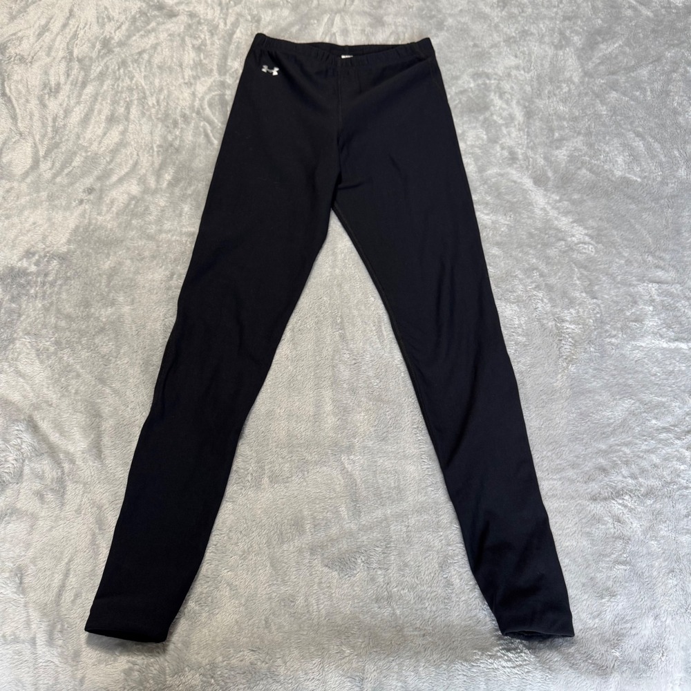 Under Armour ColdGear Compression Leggings Black Womens Small Athletic Tights